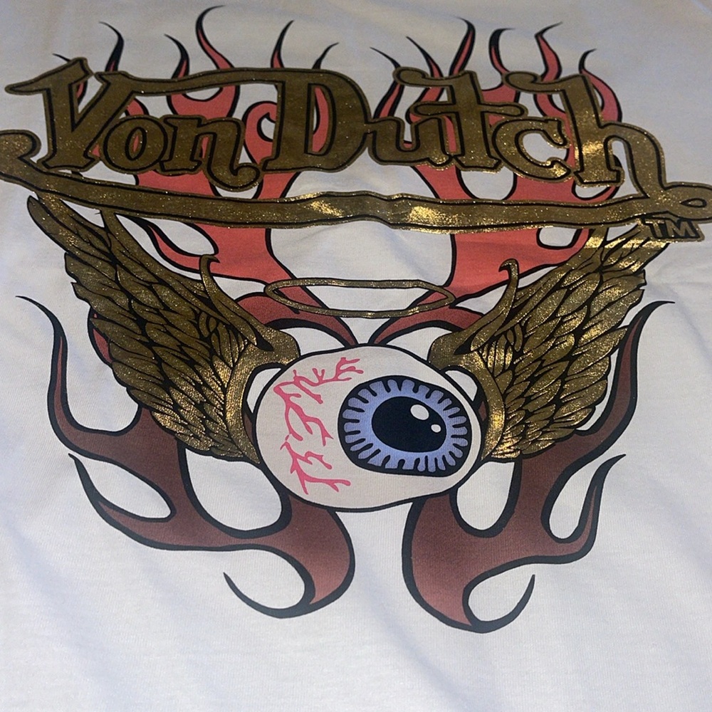 26094 NWT VON DUTCH COMPLETELY LAST ONE XL, PRINT IN BACK ALSO. - Picture 2 of 8